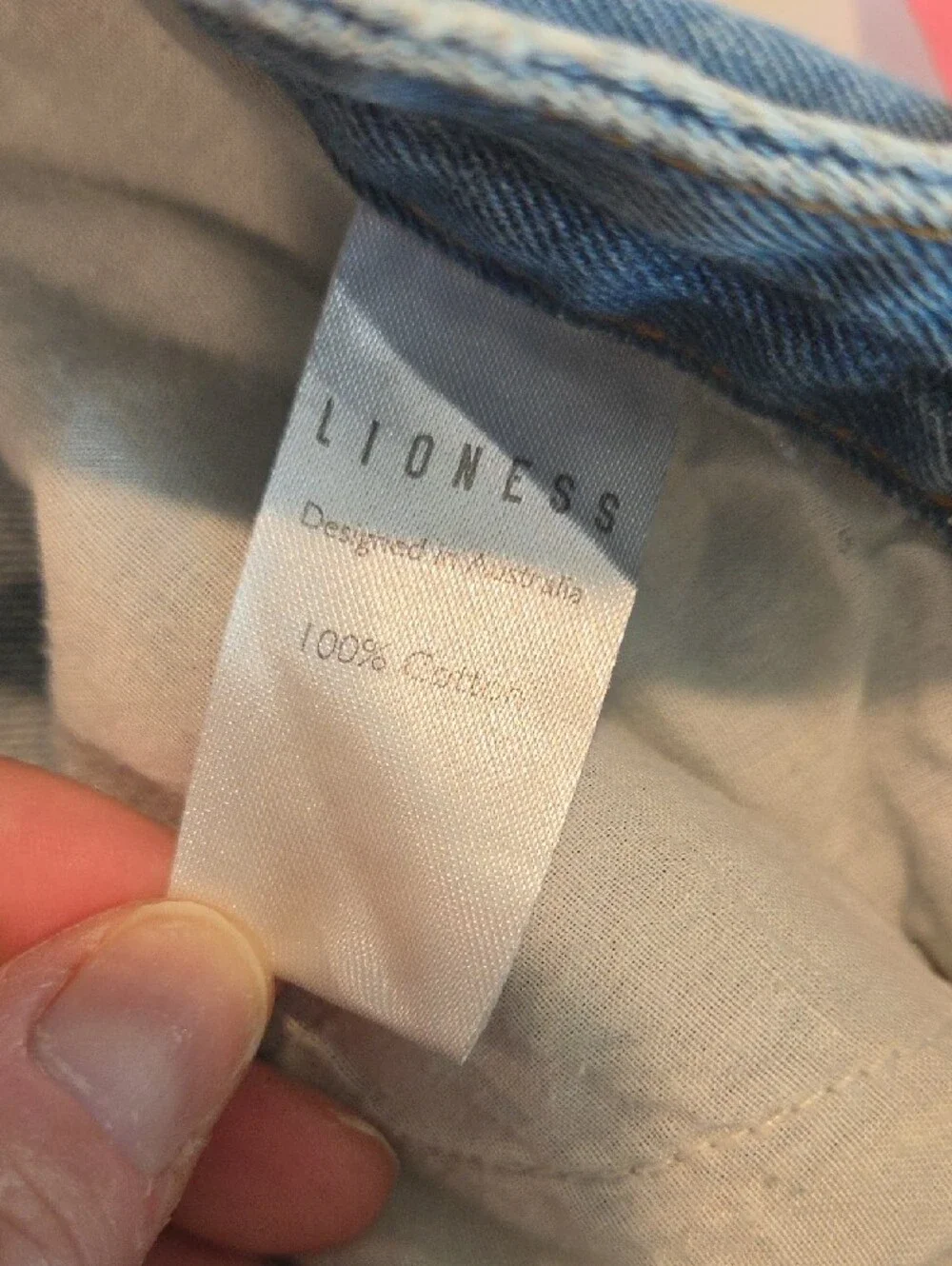 Lioness Bleach Tie Dye Straight Leg Jeans Side Slit Hem Size Small